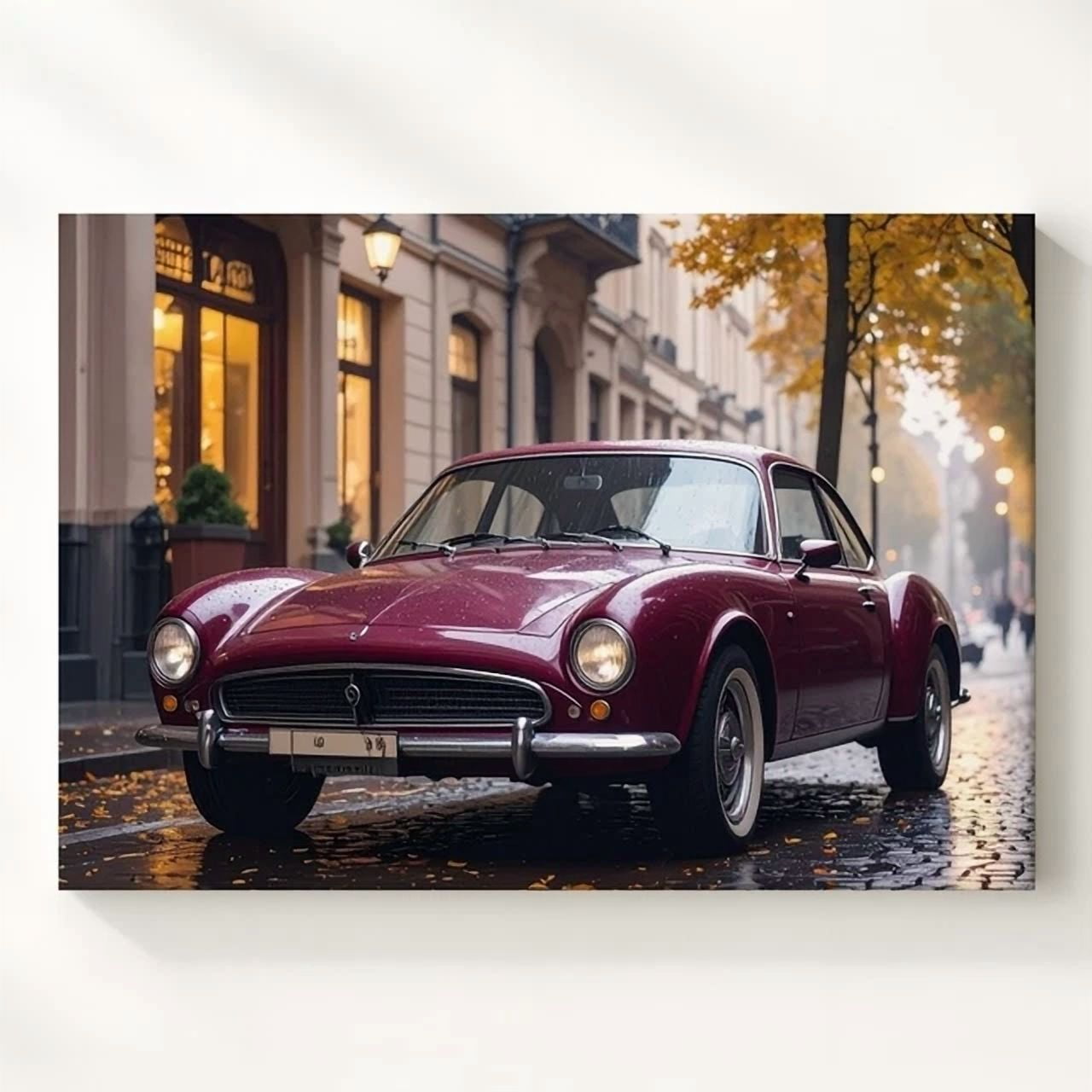 Dopaprint UNFRAMED PAPER POSTER Burg.undy Classic Coupe Poster Vintage ...