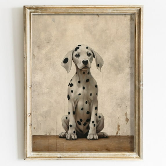 Dopaprint UNFRAMED PAPER POSTER Dalmatian Puppy Wall Art Cute Puppy