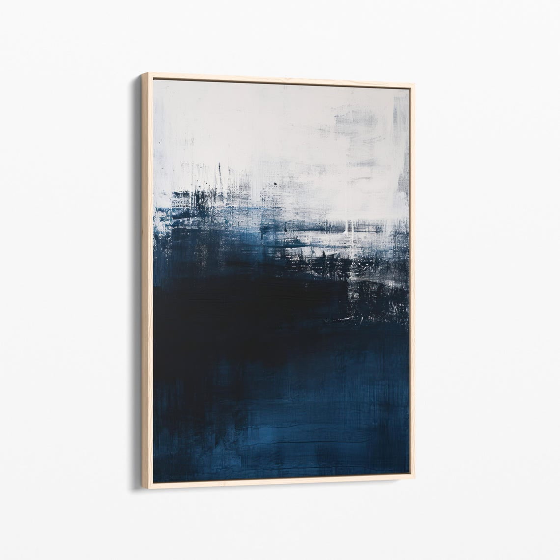 Dopaprint UNFRAMED PAPER POSTER Dark Blue Abstract Wall Art, Minimalist ...