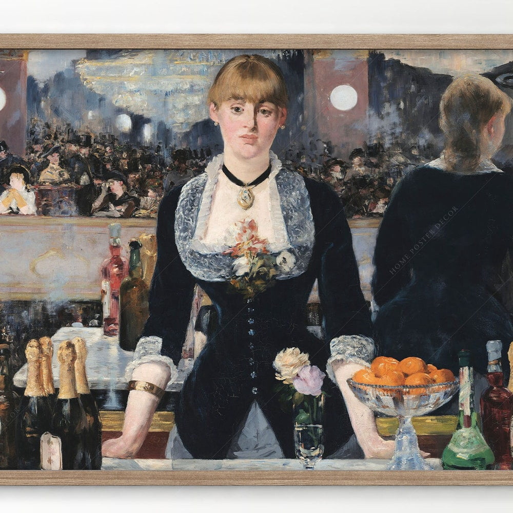 Dopaprint UNFRAMED PAPER POSTER Edouard Manet A Bar At The Folies Bergã ...