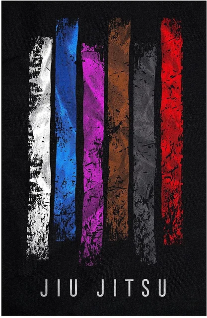 Dopaprint UNFRAMED PAPER POSTER Gi Belts Jiu Jitsu Poster - Brazilian ...