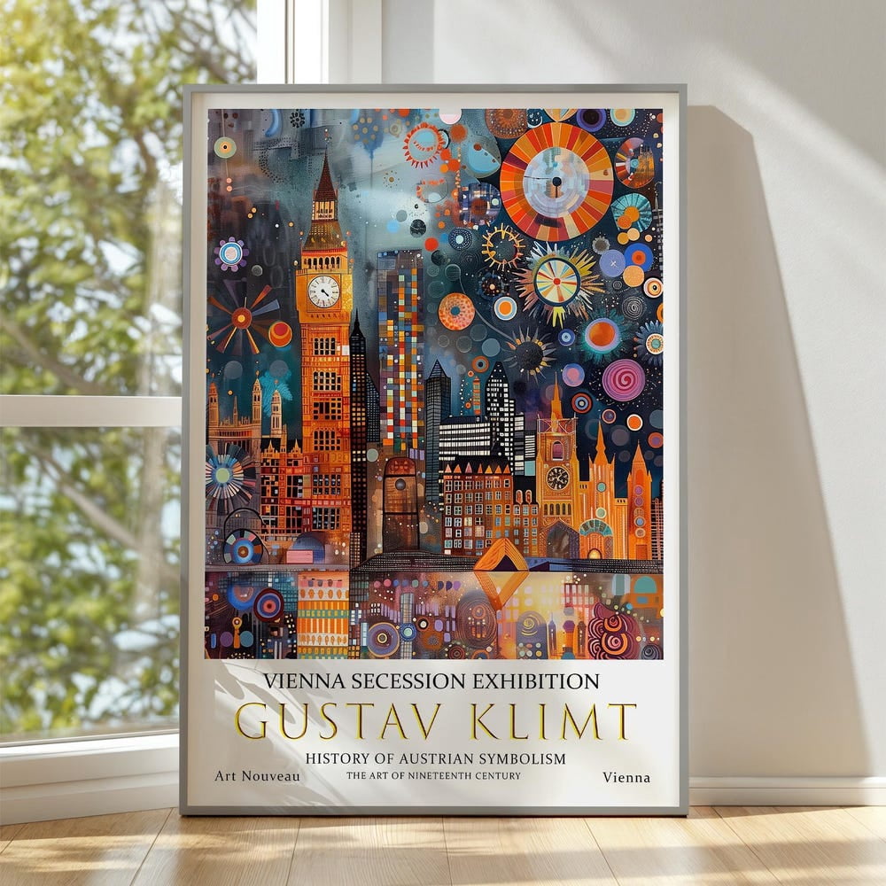 Dopaprint UNFRAMED PAPER POSTER Gustav Klimt London Print, Gustav Klimt ...