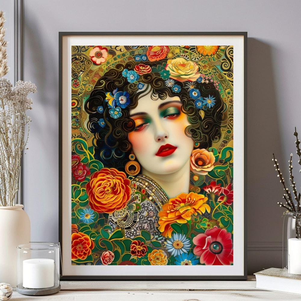 Dopaprint UNFRAMED PAPER POSTER Gustav Klimt Print, Gustav Klimt Woman ...