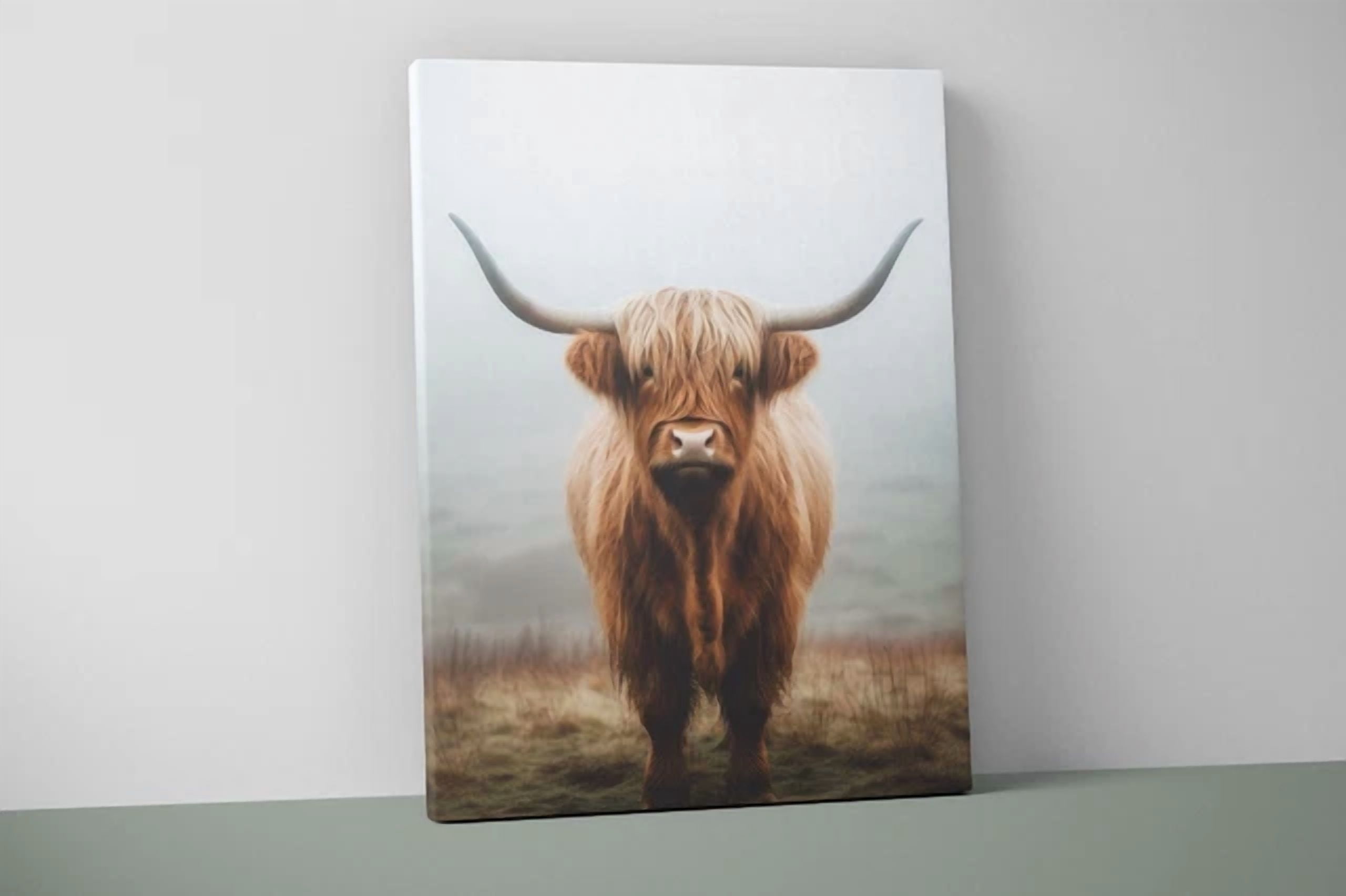Dopaprint UNFRAMED PAPER POSTER Highland Cow Wall Art - Wall Art Print ...