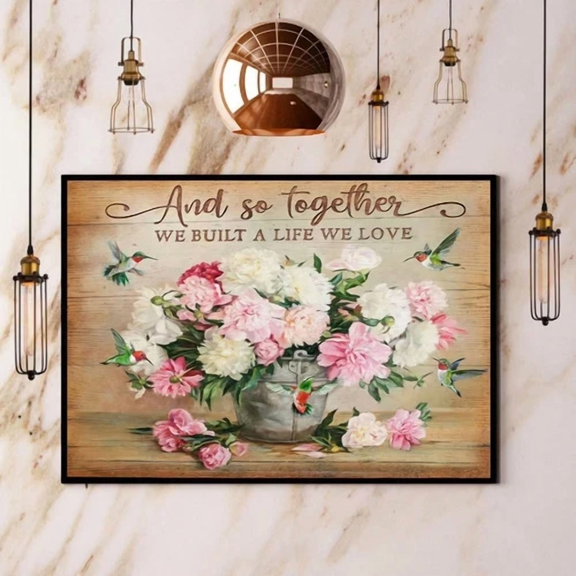 Dopaprint UNFRAMED PAPER POSTER Hummingbird And So Together We Built ...