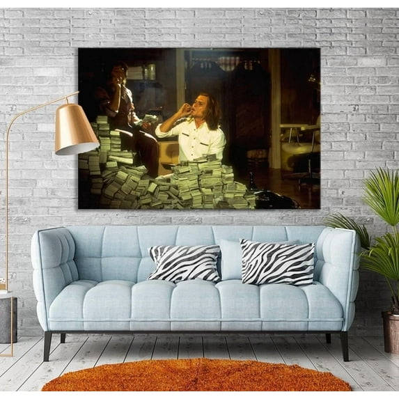 Dopaprint UNFRAMED PAPER POSTER Johnny Depp Blow Piles Of Cash Wall Art Dopaprint UNFRAMED PAPER POSTER Johnny Depp Blow Piles Of Cash Wall Art