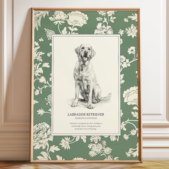 Dopaprint UNFRAMED PAPER POSTER Labrador Retriever Poster - Dog Breed ...
