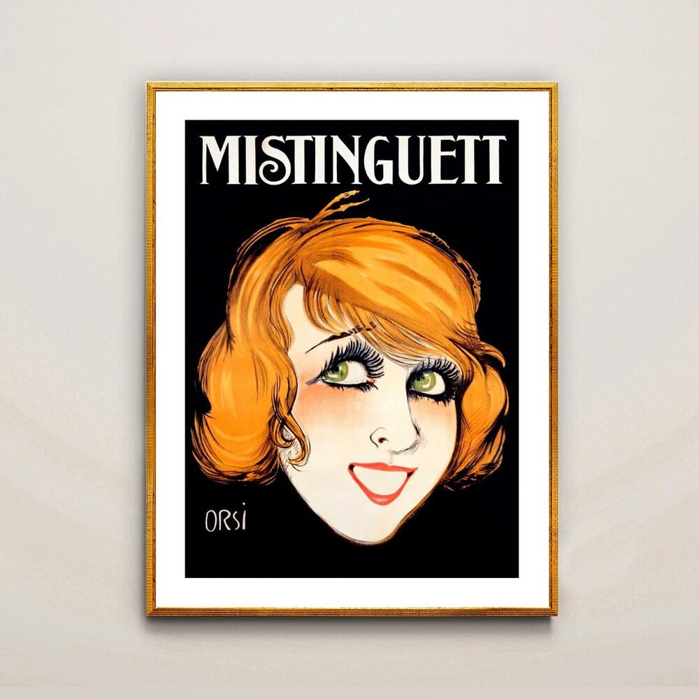 SPECTACLE MISTINGUETT Rf0665 - POSTER HQ 50x70cm d'une AFFICHE VINTAGE