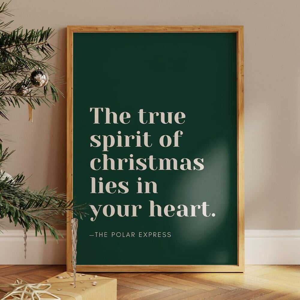 Dopaprint UNFRAMED PAPER POSTER Polar Express Chri.Stm.As Print ...