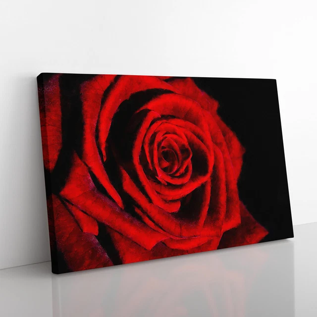 Dopaprint UNFRAMED PAPER POSTER Red Rose Flower Vol.6 Wall Art Print ...