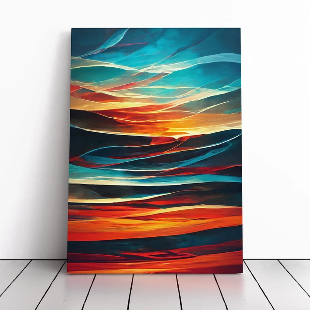 Dopaprint UNFRAMED PAPER POSTER Sunset Abstract No.2 Wall Art Print ...