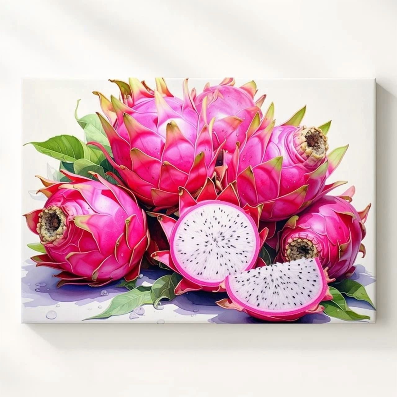 Dopaprint UNFRAMED PAPER POSTER Vibrant Dragon Fruit ...