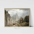 thumbnail image 1 of Dopaprint UNFRAMED PAPER POSTER Yosemite Valley Wall Art, National Park Vintage Print, Yosemite Painting, Landscape Wall Art, Farmhouse Wall Decor Art, 1 of 3