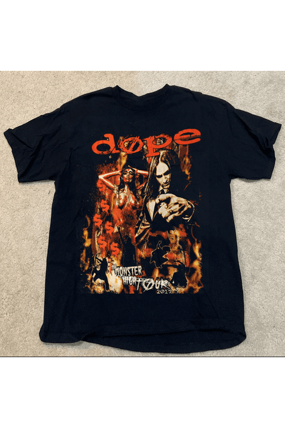 Dope 2017 BAND Tour Collection Cotton Gift for Fan Size S to 5XL T-Shirt GC1405