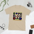 thumbnail image 1 of Dope Black Dad V2 Short-Sleeve Unisex T-Shirt (Sand, S), 1 of 2