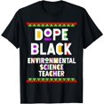 thumbnail image 1 of Dope Black Environmental Science Teacher African American T-Shirt, 1 of 3
