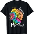 thumbnail image 1 of Dope Black Licensed Nurse Queen for Women T-Shirt, 1 of 5