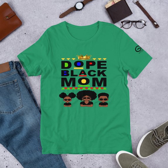 Dope Black Mom Unisex t-shirt (Kelly, 3XL)