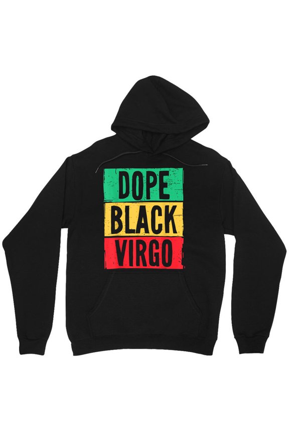 Dope Black Virgo Freedom Day Freedom Day 1865 Graphic Astrology Games Characters M10054 Unisex Hoodie, Up to Size 5XL