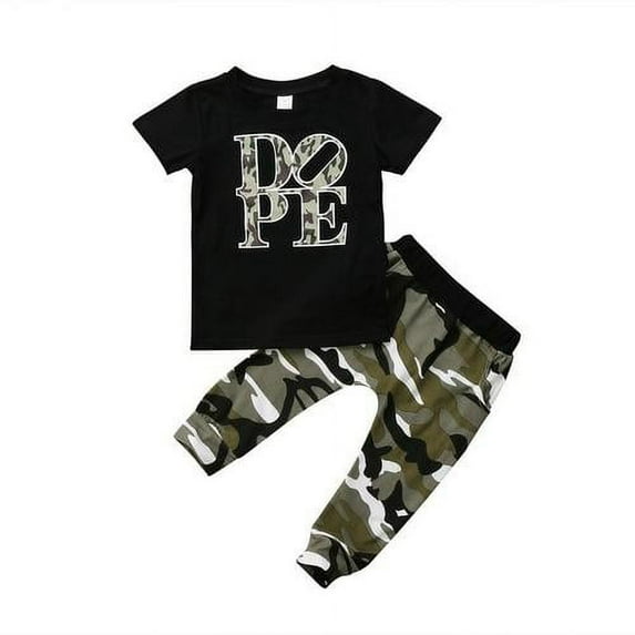 Dope Camouflage Pants Set