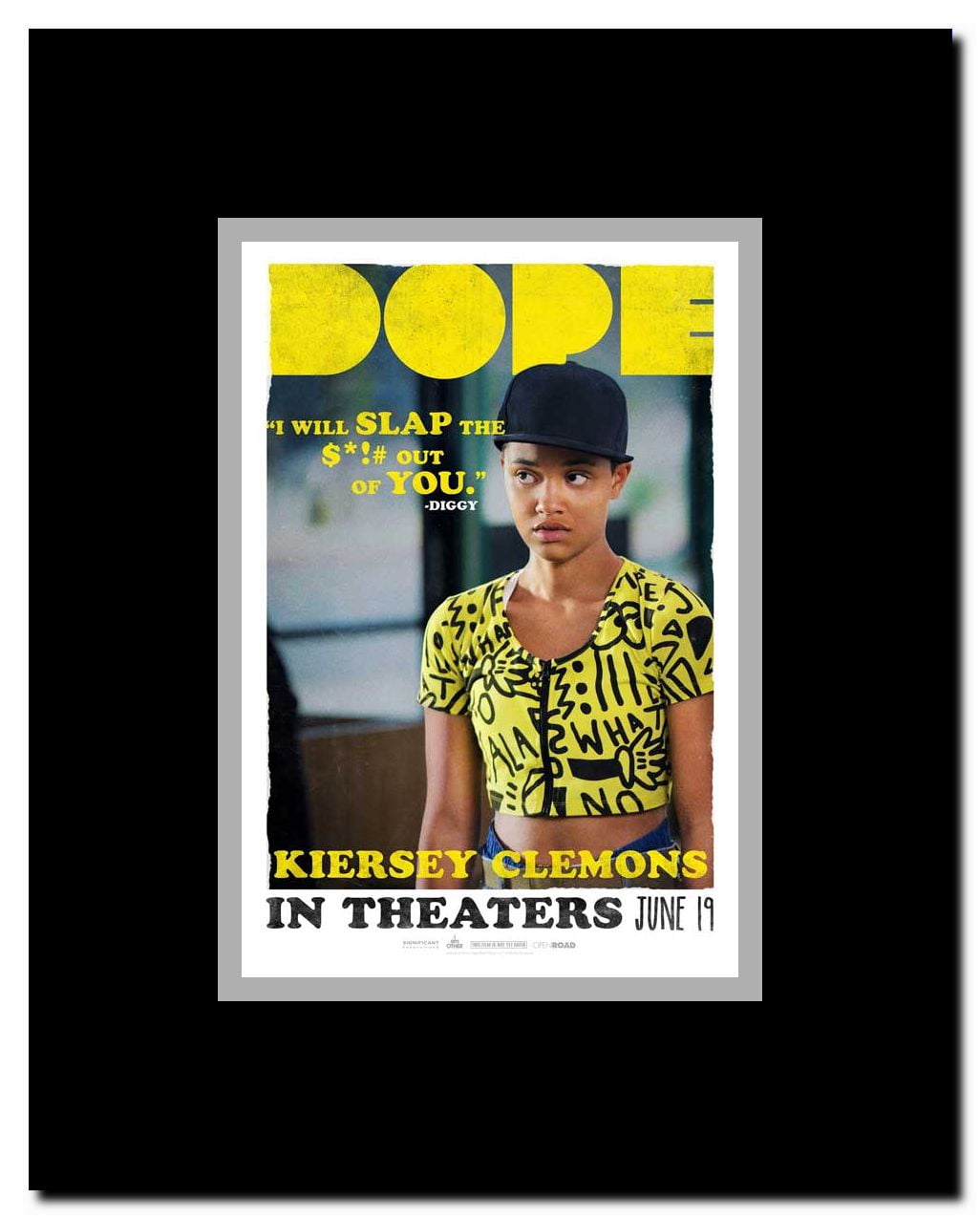 Dope Framed Movie Poster