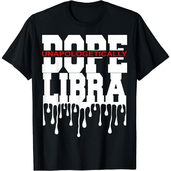 Dope Queen King Graphic Decor Libra Astrology Zodiac T-Shirt