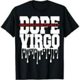 thumbnail image 1 of Dope Queen King Graphic Decor Virgo Astrology Zodiac T-Shirt, 1 of 4