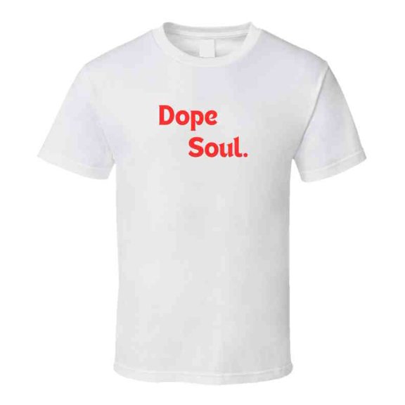 Dope Soul Statement Shirt - Gray/Red - Unisex