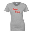 thumbnail image 1 of Dope Soul Statement Shirt - Gray/Red - Unisex, 1 of 7
