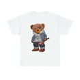 thumbnail image 1 of Dope graphic bear with baseball bat Unisex Heavy Cotton Tee, 1 of 8