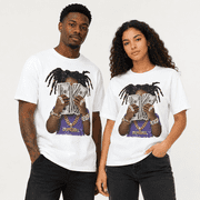DopeSkill Money Fan Woman Graphic T-Shirt for Men Women, Urban Hip Hop Hypebeast Short Sleeve Tee, Aesthetic Wealth Culture Casual Top, Breathable Premium Cotton Fashion Shirt