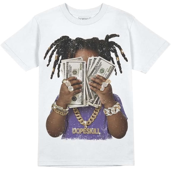 DopeSkill Money Fan Woman Graphic T-Shirt for Men Women, Urban Hip Hop Hypebeast Short Sleeve Tee, Aesthetic Wealth Culture Casual Top, Breathable Premium Cotton Fashion Shirt