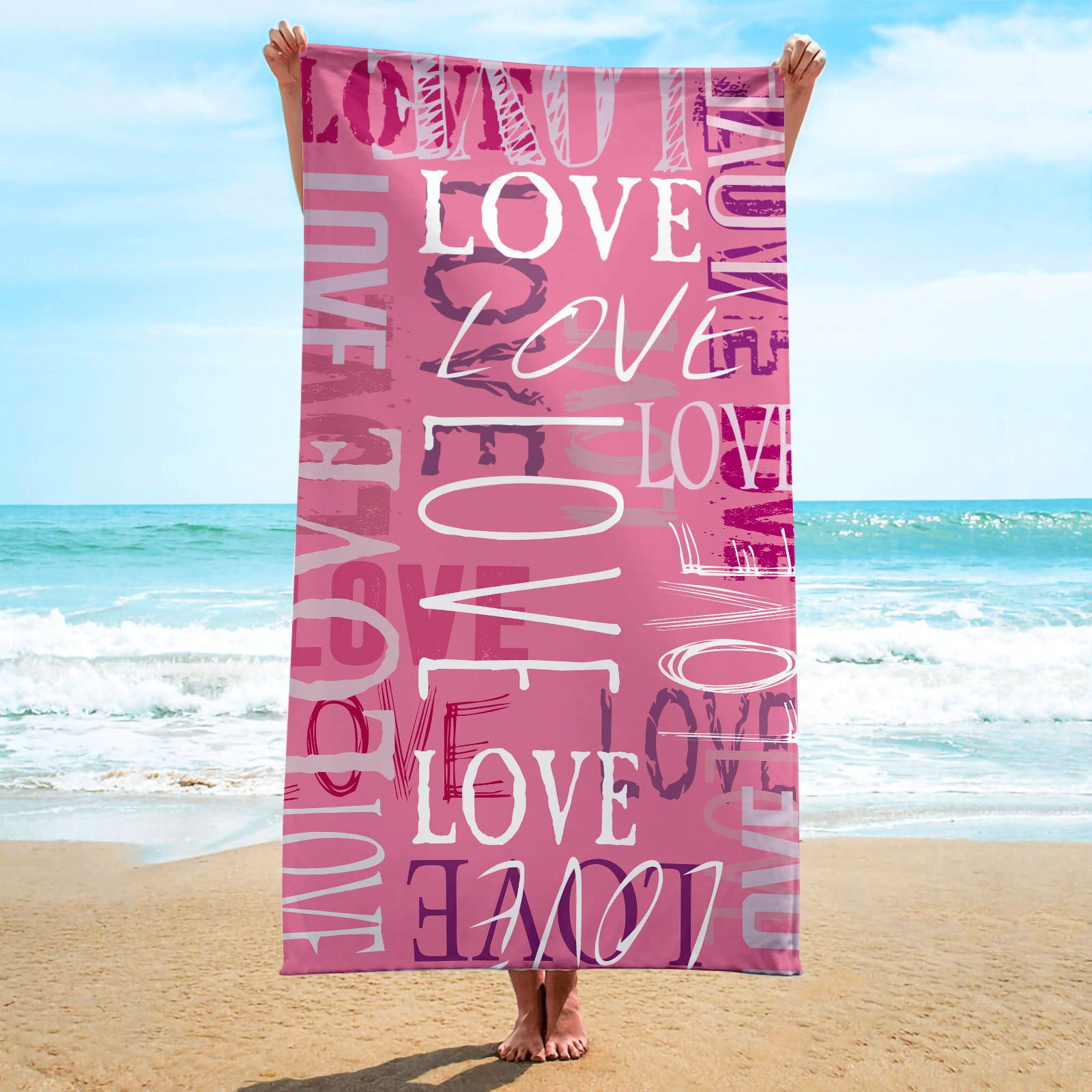 Classic striped beach towels: timeless style for your beach days ... Beach towels near me