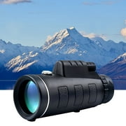 Dopebox Clearance Home Accessories 40X60 Monocular Telescope High Magnification High-definition Low Light Night Vision Outdoor Viewing Glasses, Mothers Day Gifts (black)