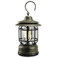 thumbnail image 1 of Dopebox Clearance Home Gadgets Outdoor Camping Light Home Cob Retro Horse Lantern Portable Water Proofing Multi Functional Camping Tent Light, Garden Decor for Outside Clearance (Green), 1 of 10