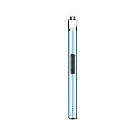 Dopebox Clearance Mini Battery Display USB Kitchen Electronic Lighter Outdoor Igniter, Patio & Outdoor Decor (Blue)