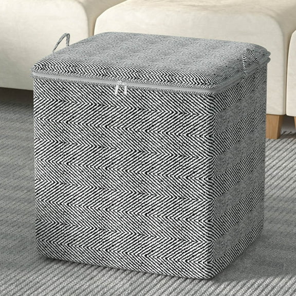 Dopebox Collapsible Stackable Storage Bins Closet Storage Bins Collapsible Baskets for Storage Closet And Storage Organizer Cloth Bins For Organization (A)