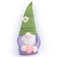 thumbnail image 1 of Dopebox Easter Decorations Gnomes with Easter Eggs Plush Toys Faceless Doll Party Decorations for Home Decor Party Supplies, Easter Gnome Bunny Faceless Plush Doll Decor with Easter Egg (Green), 1 of 8