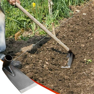 Dopebox Front Patio Decor Outdoor Agricultural Tools forging Weeding Hoe for Planting Vegetables Flower Hoes, Gardening Gifts for Women (c)