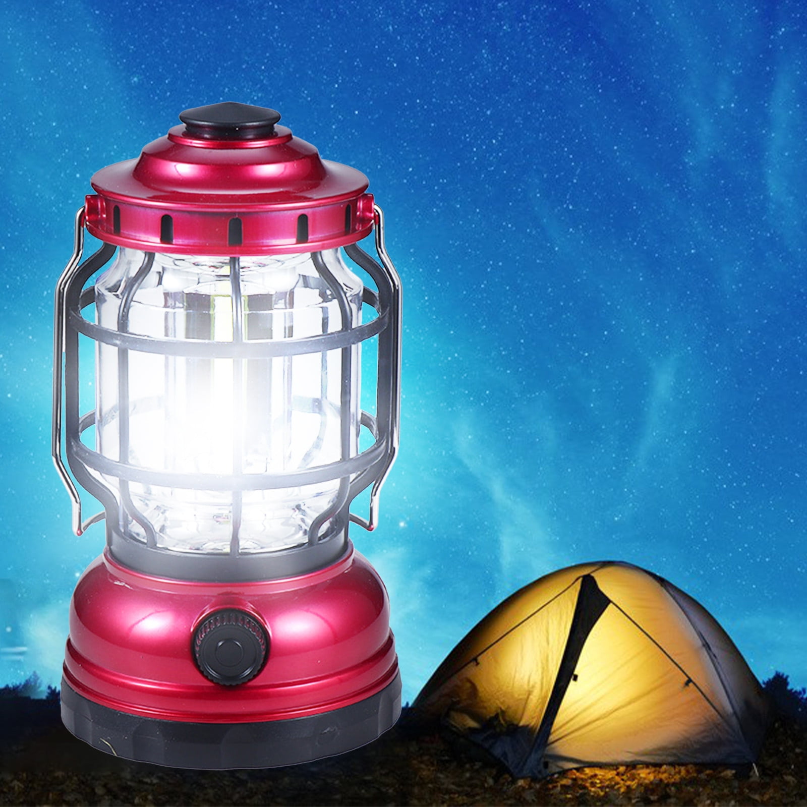 Rechargeable LED Hiking Lantern - Red main image 1