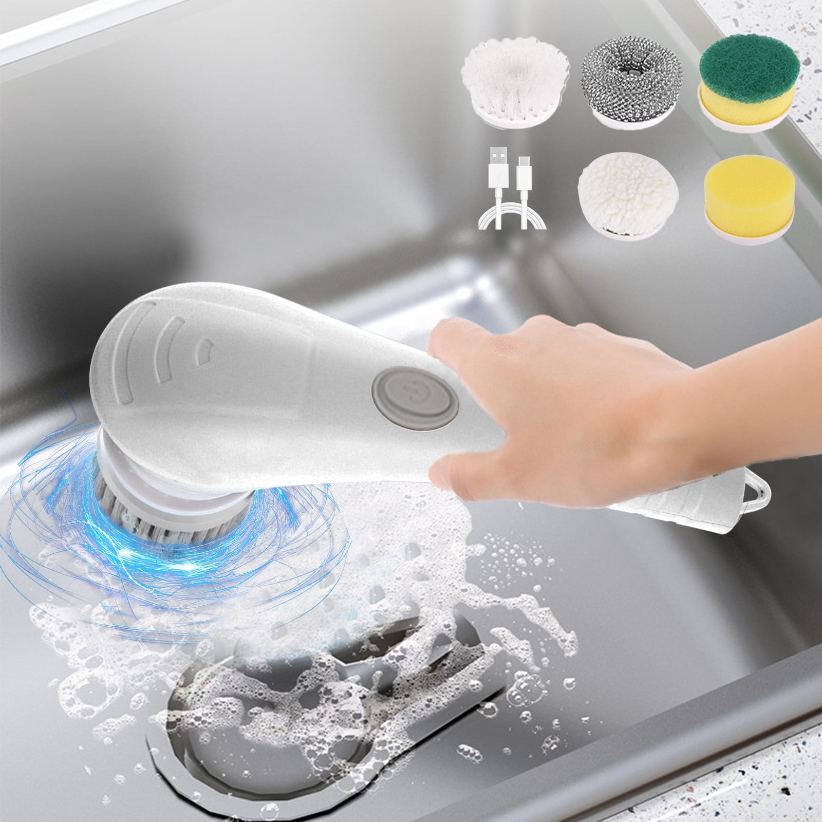 Dopebox Home Must Haves Electric Rechargeable Cleaning Tools Grout Brush Electric Cleaning Brush ...