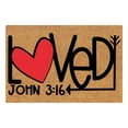 thumbnail image 1 of Dopebox Home Must Haves Valentine's Day Decoration Door Mat Antislip Indoor Outdoor Front Door Bathroom Entrance Mat Carpet Carpet, Home Decoration (A), 1 of 8