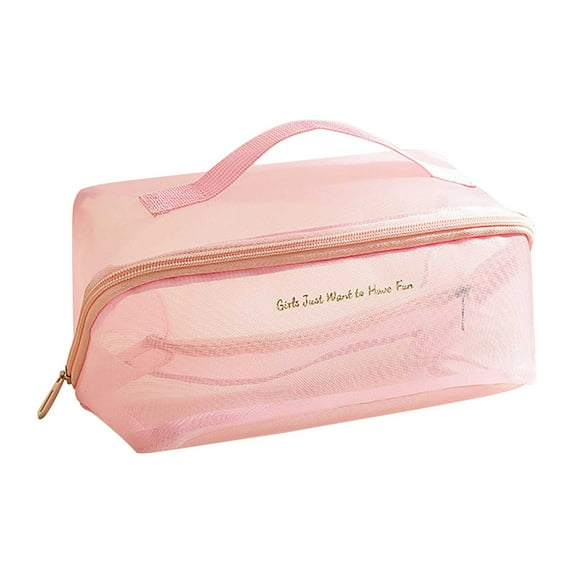 Dopebox Linen Fabric Home Cubes Baskets Storage Bins for Clothes Drawer Organizer Bins Closet Drawer Organizer Closet Organizer Baskets (Pink)