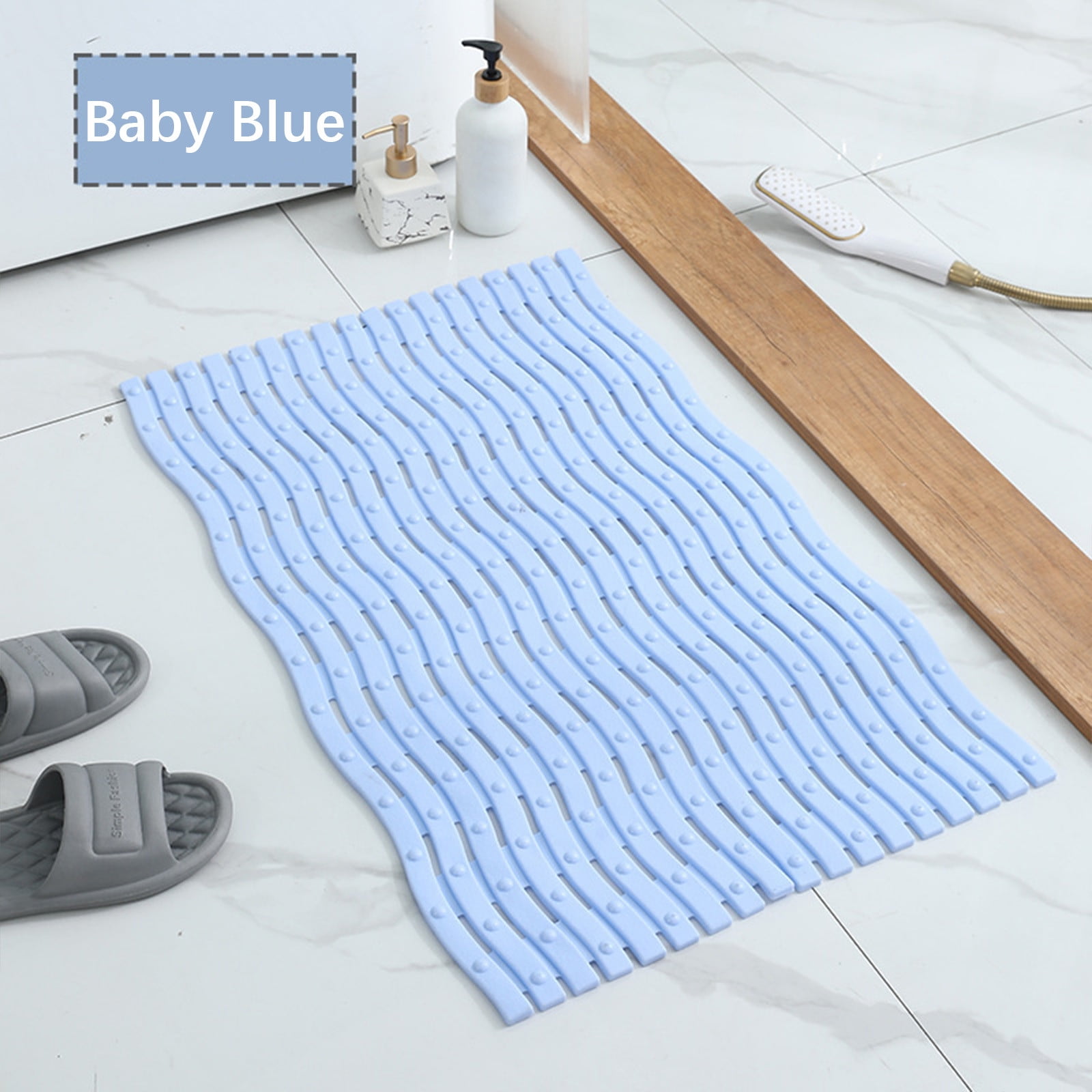 Dopebox Non Skid Bath Mats For Bathroom Floor, Self Drying Bathroom Mat