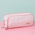 thumbnail image 1 of Dopebox Plastic Pencil Case Box with Lid Snap Big Storage Pencil Pouch Pen Case Durable Zipper Stationery Large Capacity Pencil Pouch, High School Pencil Case (F), 1 of 9