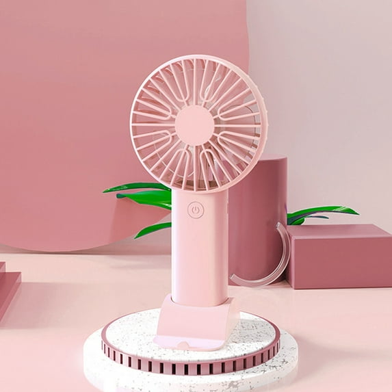 Dopebox Portable Fan with Mist, Outdoor Portable Fan, Portable Fan for Travel, Mini Usb Rechargeable Portable Fan, for Bedroom Office Outdoor Desktop (Pink)