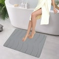 thumbnail image 1 of Dopebox Quick Dry Bathroom Mats Non Slip Home Bath Mat, Straight Plush Carpet Floor Mats Bathroom Absorbent Non-slip Mats Kitchen Foot Mats Machine Wash Bathroom Rugs for Bath Tub And Shower (Gray), 1 of 8
