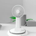 thumbnail image 1 of Dopebox Silent Table Fan Travel Fan, Handfan Portable Fan, Usb Rechargeable Fan, Battery Powered Portable Fan, Indoor or Outdoor (White), 1 of 6