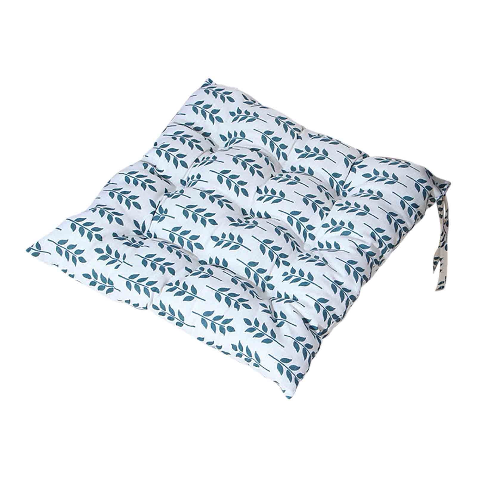 Dopebox Soft Comfort Velvet Chair Mat Pillow Cushions with Ties, 22 X