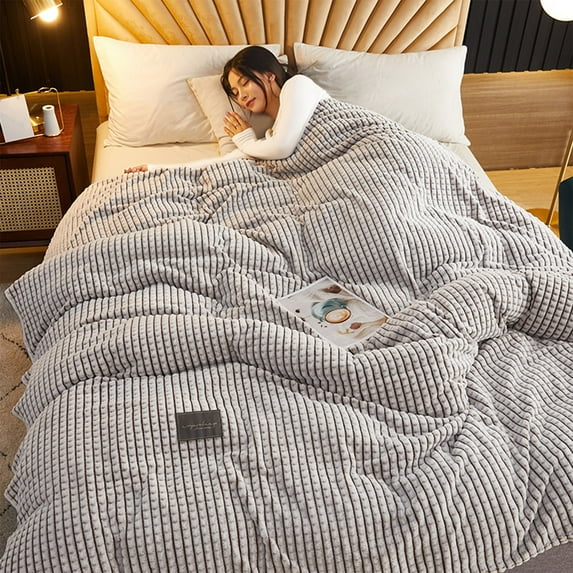 Dopebox Spring Throw Blanket Fuzzy Blanket Throw Boho Blanket Chair Throw Blanket, Large Blanket for Couch (Coffee)